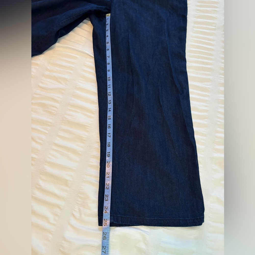 Alfred Dunner wide leg jeans - size 14P - Picture 7 of 8